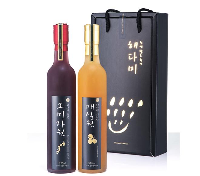 해다미 프리미엄 발효원액 오미자+매실 세트