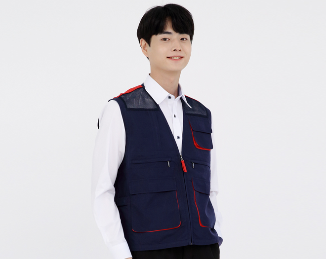 SHV-1001 메쉬 망사조끼 3종 / 라미네이트 원단 조끼 1종 / 로고 인쇄 가능, 봉사활동 조끼, 작업복 조끼