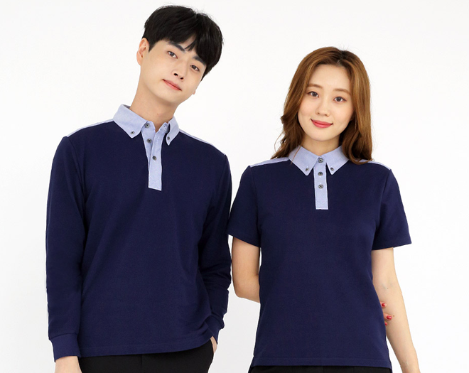 우븐카라 PK 티셔츠 10COLOR / 로고 인쇄 가능, 반팔 긴팔, 주문제작