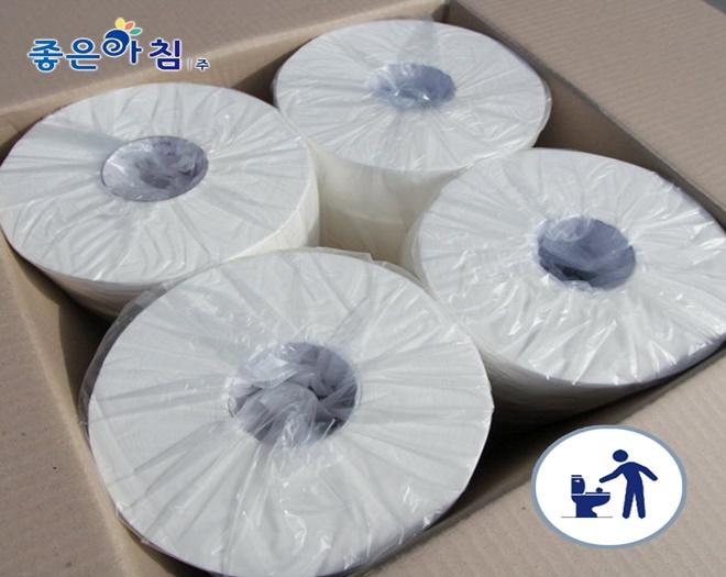 I좋은아침I 1/2/3겹 (선택) 단단하고 오래쓰는 업소용 대용량 점보롤(1박스16롤)
